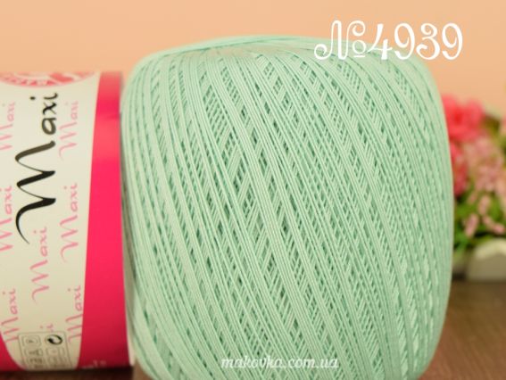 Maxi Madame Tricote пряжа 4939 мята