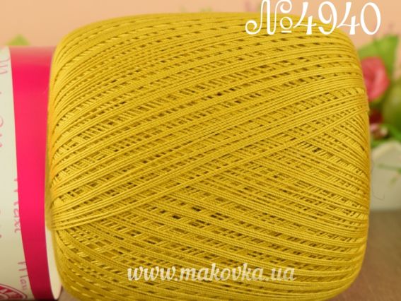 Maxi Madame Tricote пряжа 4940 гірчичний світлий
