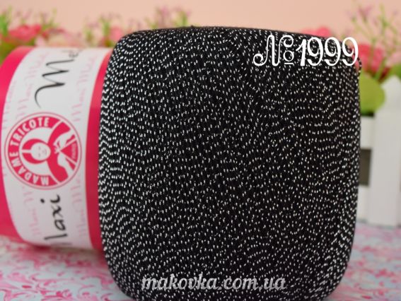 Maxi METALLIC Madame Tricote  1999 черный с серебром