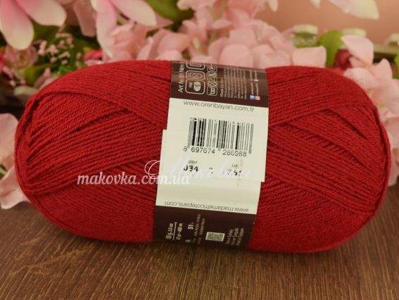 034 червоний