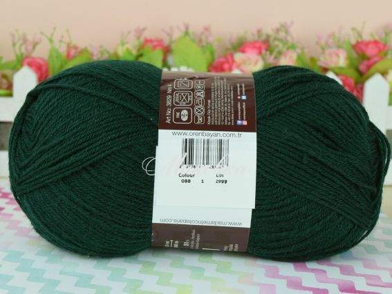 088 темний зелений