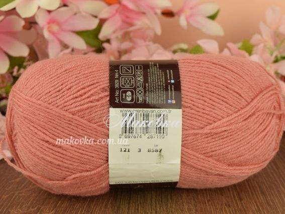 121 запорошений персиковий