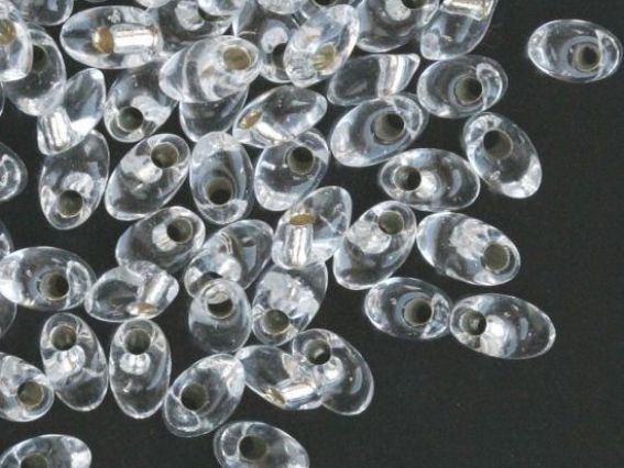 Бисер Miyuki Long Magatama LMA-1 , 10г белый серебро