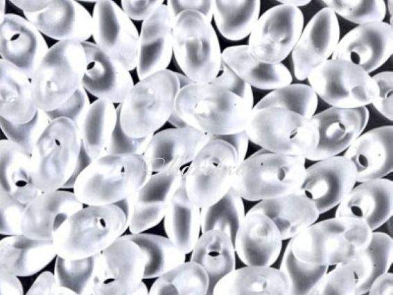 Бисер Miyuki Long Magatama LMA-131F , 10г белый матовый 