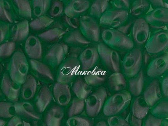 Бісер Miyuki Long Magatama LMA-146F, 10г зелений матовий Бісер Miyuki Long Magatama LMA-146F, 10г зелений матовий