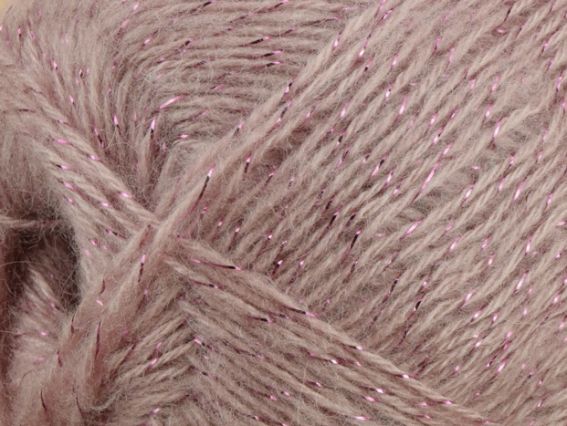10275GK пудра с розово-сиреневым люрексом