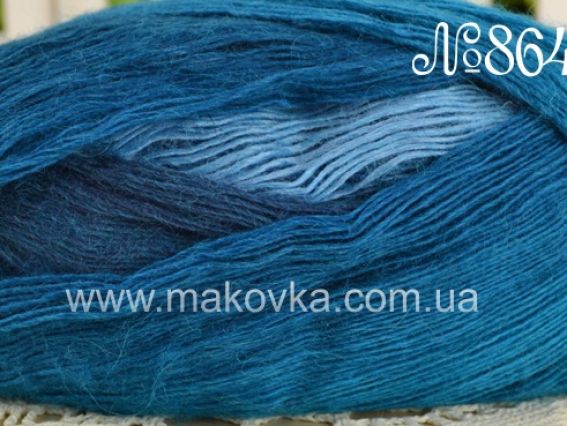 Arya Ebruli Nako пряжа 86400 бирюзово-сине-голубой