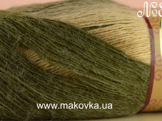 Arya Ebruli Nako пряжа 86414 Зелено-фиолетовые