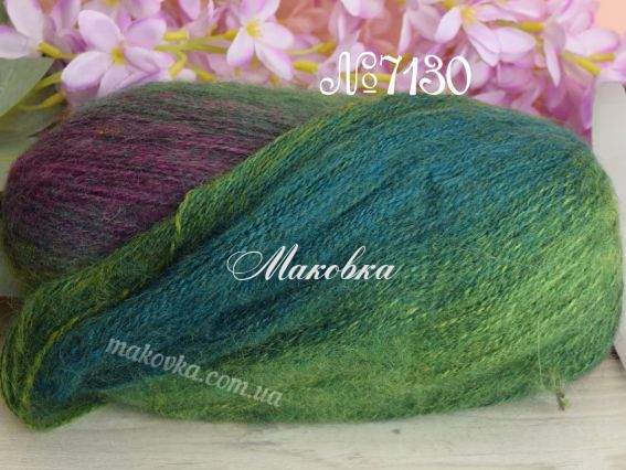 7130 салатовий-зелений-фуксія