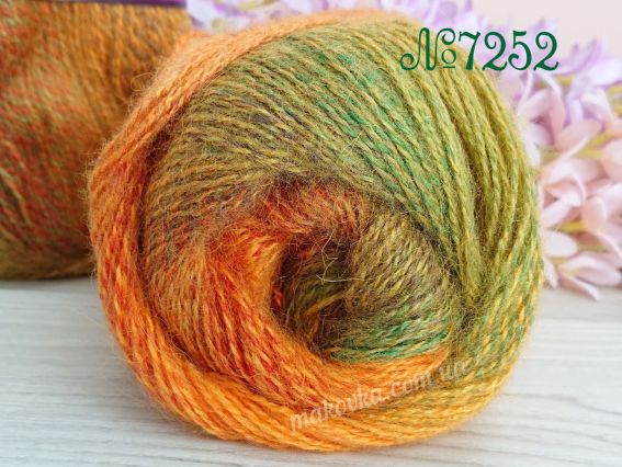 7252 помаранч-зелений