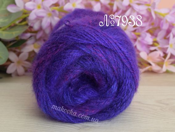 Moher Colorflow Nako пряжа 7938 фіолетовий-пурпурний
