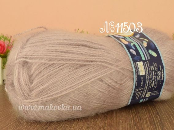 Mohair Delicate Nako пряжа 11503 блідний рожевато-бежевий