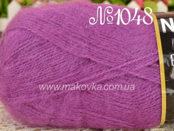 Moher Elegant Nako пряжа 1048 розово-сиреневый