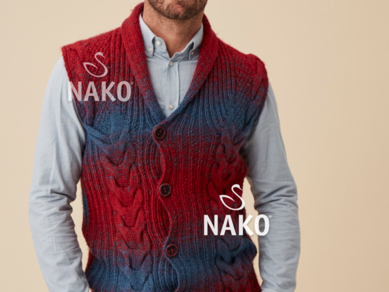 Пряжа для вязания Ombre Nako Омбре Нако