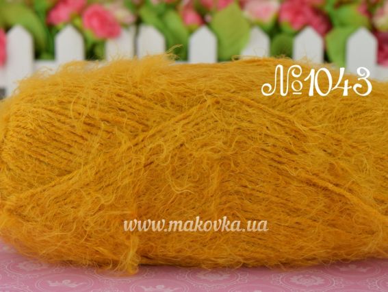 Paris Nako пряжа 1043 жовто-гірчічний