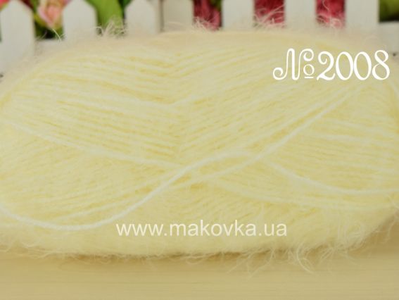 Paris Nako пряжа 2008 желто-ванильная