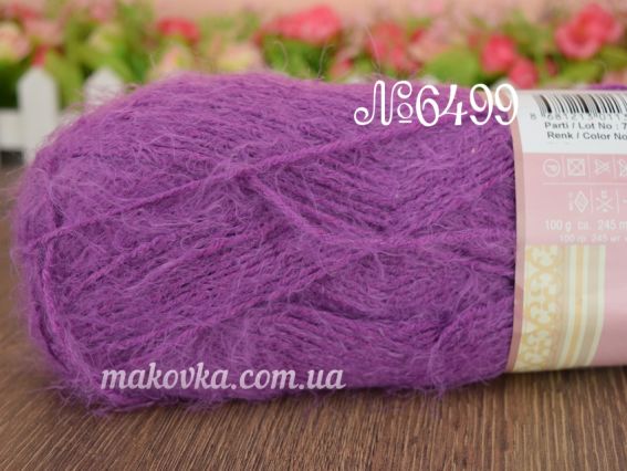 Paris Nako пряжа 6499 рожево-бузковий
