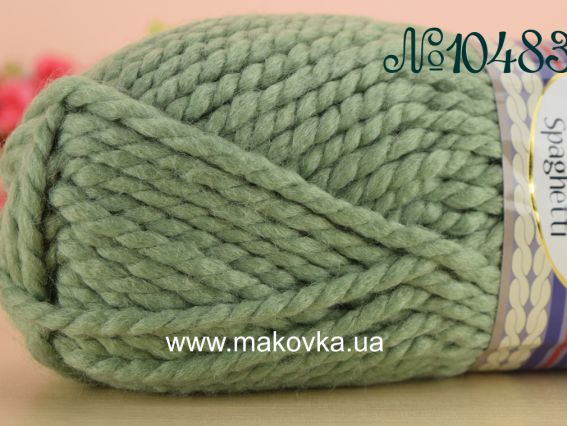 Spaghetti Nako пряжа 10483 блідо-зелений