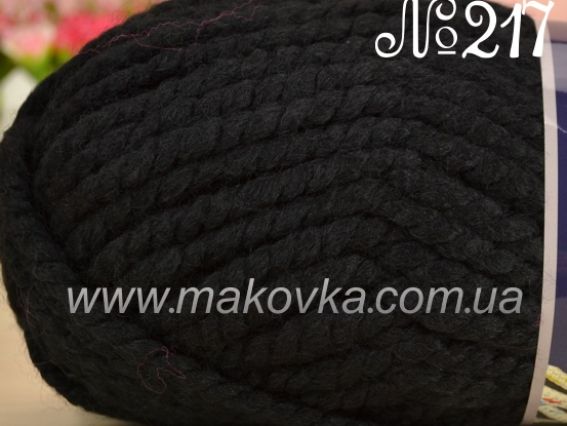 Spaghetti Nako пряжа 217 чорний