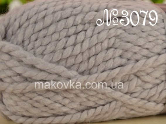 Spaghetti Nako пряжа 3079 бледно-серый