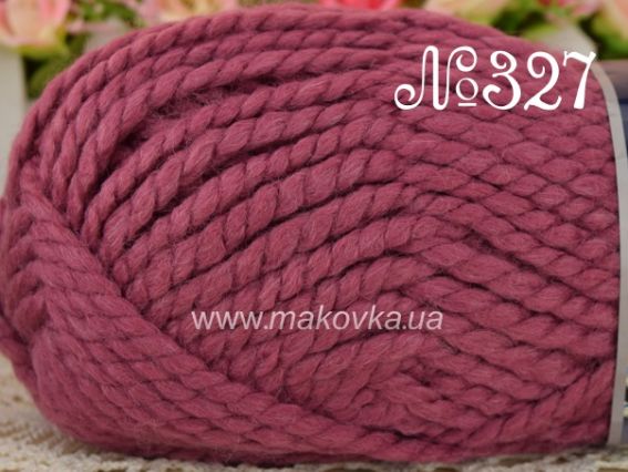 Spaghetti Nako пряжа 327 пильна троянда