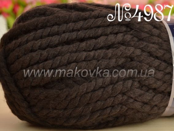 4987 темно-коричневый