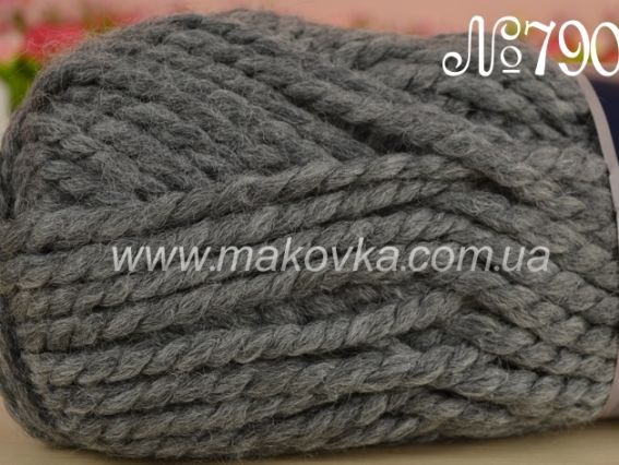 790 темний сірий