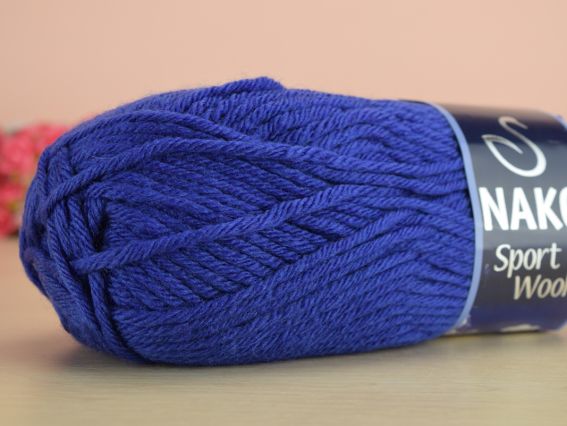Sport Wool Nako пряжа 10472 синий