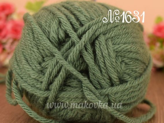 1631 зелено-сероватый приглушенный