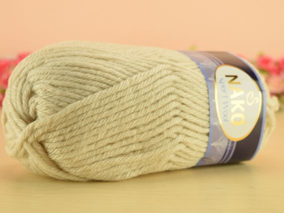 Sport Wool Nako пряжа 6383 св.беж