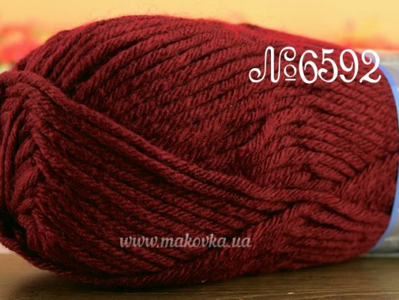 Sport Wool Nako пряжа 6592 бордовый