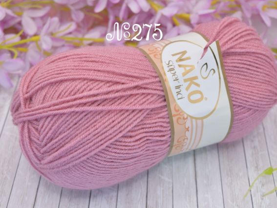 Super Inci Nako пряжа 275 рожевий
