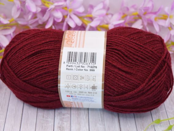 999 темний вишнево-бордовий