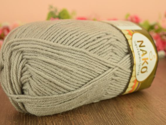 Superlambs Special Nako пряжа 2744 серо-беж