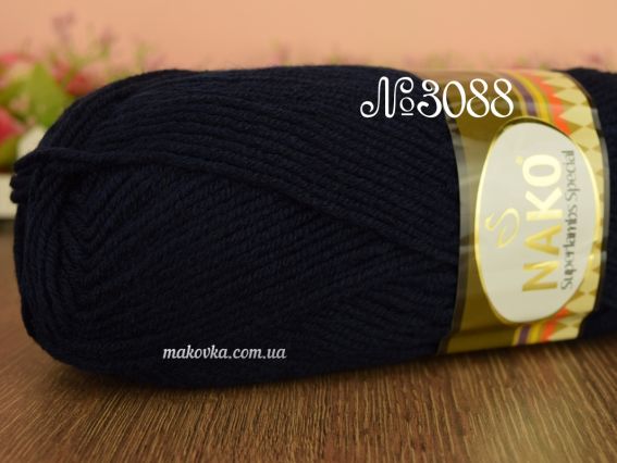 Superlambs Special Nako пряжа 3088 т.синий