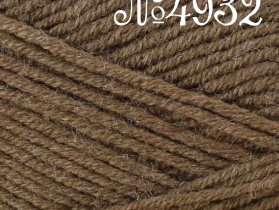 Superlambs Special Nako пряжа 4932 темно-коричневый