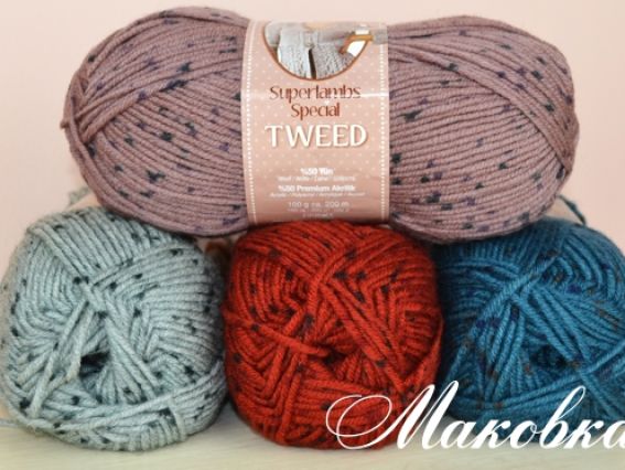 Пряжа Nako Tweed Superlambs Special Нако Твд Суперлємбс Спешл