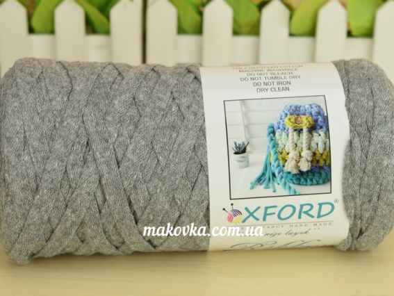 Oxford Ribbon лента трикотажная 1 Бобина 01 серый