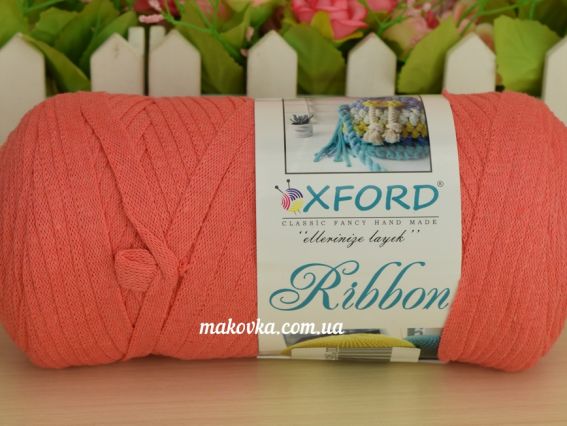 Oxford Ribbon лента трикотажная 1 Бобина 14 коралловый