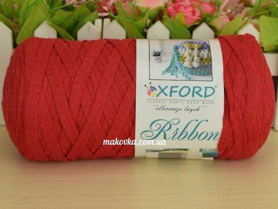 Oxford Ribbon лента трикотажная 1 Бобина 17 красный