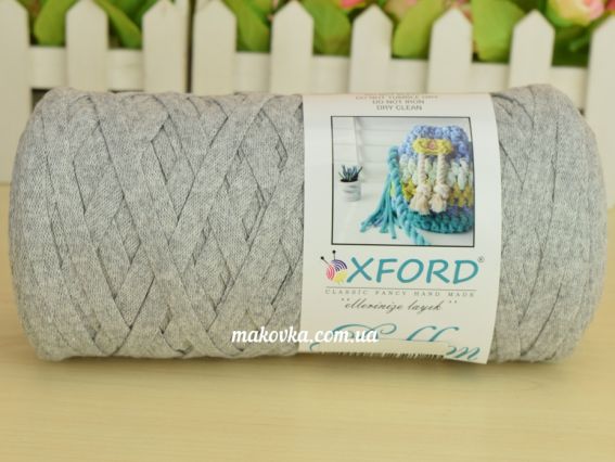 Oxford Ribbon лента трикотажная 1 Бобина 03 серый светлый