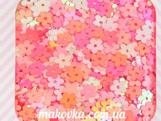 Конфетті Паєтки Floral mix (квіточки), 12 г. Santi 741485