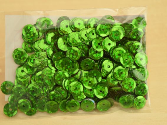 Паєтки шестигранні DMS 16D 6мм 5 г зелені голографні  Паєтки шестигранні DMS 16D 6мм 5 г зелені голографні 