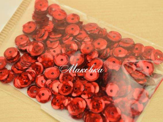 Паєтки шестигранні DMS 21D 6мм 5 г червоні голографні ВДВ Паєтки шестигранні DMS 21D 6мм 5 г червоні голографні ВДВ