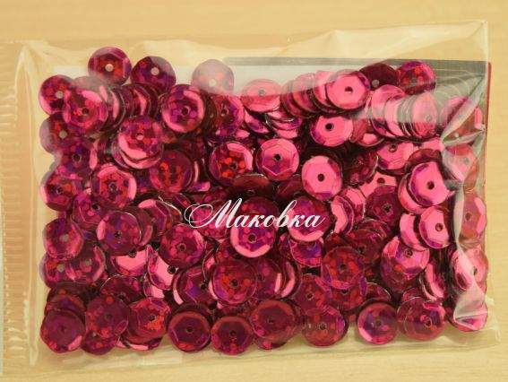 Пайетки шестигранные DMS 32D 6мм 5 г тм розовые голографные ВДВ Пайетки шестигранные DMS 32D 6мм 5 г тм розовые голографные ВДВ