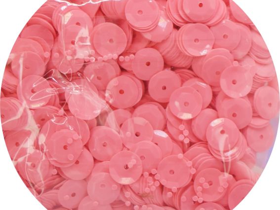 Паєтки шестигранні 6мм, Пудрові рожеві, Paula СЕ-6В10