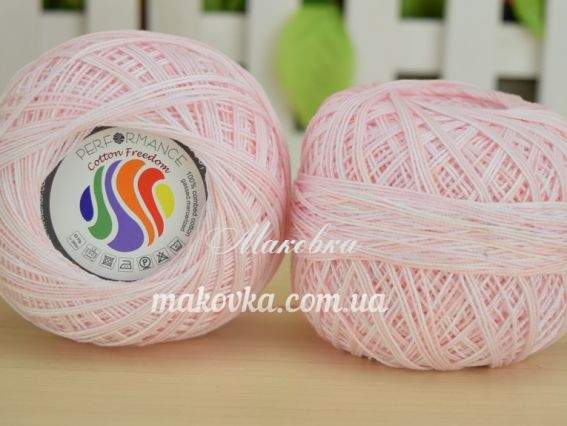 Cotton FREEDOM Performance пряжа бледно-розовый меланж