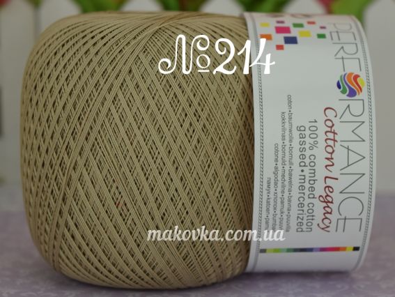 Cotton LEGACY Performance пряжа 214 бежевый