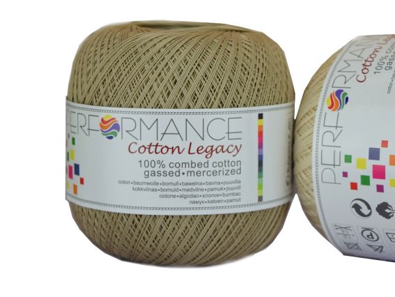 Нитки для вязания кружев Cotton LEGACY Performance