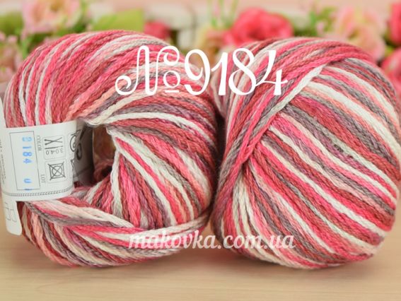 9184 бело-розовая